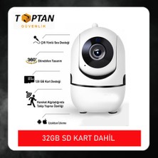 Grifin Soft 2 Mp 32 GB Sd Kart Bebek Kamerası Harekete Duyarlı Takip Kamerası ARNA-1232