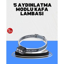 Kuzgun Ticaret Gece Koşusu Için LED Kafa Lambası El Sensörlü - Lisinya