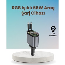 Kuzgun Ticaret Bmw, Mercedes, Audi, Volkswagen Araçlar Için 4’ü 1 Arada Hızlı Şarj Cihazı - Lisinya