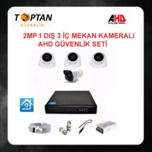Grifin Soft 2 Mp 1080P 3 Iç Mekan 1 Dış Mekan Kameralı Ahd Güvenlik Seti ARNA-7204