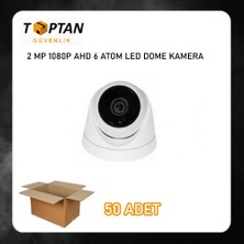 Grifin Soft 2 Mp 1080P Ahd 6 Atom LED Dome Güvenlik Kamerası ARNA-2106 Ekonomik 50 Adet Koli
