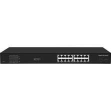 Grifin Soft 16 Port Gigabit Poe + 2 Port 1000M Sfp Port Switch