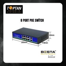 Grifin Soft Besta 8+2 Port Poe Switch 10/100 KD0820
