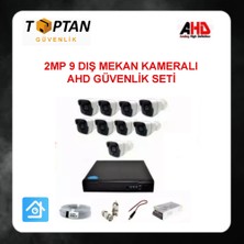 Grifin Soft 2mp 1080P 9 Dış Mekan Kameralı Ahd Güvenlik Seti ARNA-7149