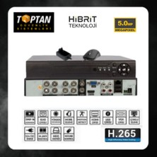 Grifin Soft 8 Kanal Çift Sesli 5 Mp Hibrit H.265+ Dvr Kayıt Cihazı- ARNA-4508