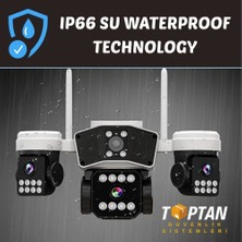 Grifin Soft Arna 4 Kameralı 4x3 Mp Wıfı Two-Way Audıo Kablosuz Motorize Güvenlik Kamerası - 4521
