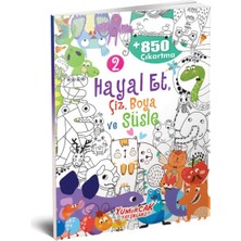 Kuzgun Ticaret Hayal Et-Çiz-Boya-Süsle 850 Çıkartma -2