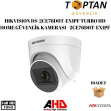 Grifin Soft Hıkvısıon DS-2CE76D0T-EXIPF Turbo Hd Dome Haıkon Güvenlik Kamerası Ekonomik 10'lu Koli