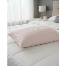 Alpateks Home Orta Boy 40X60CM %100PAMUKLU Saten Yastık Kılıfı 2'li Gizli Fermuarlı