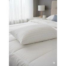 Alpateks Home Orta Boy 40X60CM %100PAMUKLU Saten Yastık Kılıfı 2'li Gizli Fermuarlı