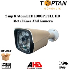 Grifin Soft 2 Mp 6 Atom LED 1080P Full Hd Metal Kasa Ahd Kamera ARNA-2736 20 Adet