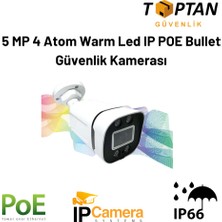 Grifin Soft Besta 5 Mp 4 Atom Warm LED Ip Poe Bullet Güvenlik Kamerası KD-1240