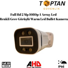 Grifin Soft Full Hd 2 Mp 1080P 4 Array LED Renkli Gece Görüşlü Warm LED Bullet Kamera ARNA-2204