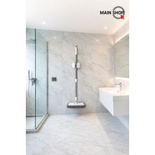 MAİN SHOP 1 Adet Yapışkanlı Pratik Mop Temizlik Fırçası Tutucu Asma Askı Aparatı Paspas Sapı Tutucu M-310