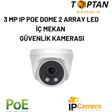 Grifin Soft 3 Mp Poe Ip Dome Iç Mekan Güvenlik Kamerası 2 Array LED ARNA-1032
