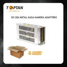 Grifin Soft Cortex 12V 20 Amper Metal Kasa Kamera Adaptörü 5 Adet Ekonomik Paket
