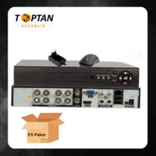 Grifin Soft 2 Mp 8 Kanal 1080N Xmeye Ahd Hibrit 5ın1 Hibrit H265 Kamera Kayıt Cihazı Avantajlı 5'li Paket