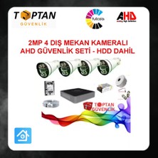 Grifin Soft 2 Mp Warm LED 4 Dış Mekan Kameralı 500 GB HDD Dahil Güvenlik Seti ARNA-7425