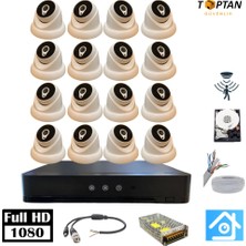 Grifin Soft 5mp Lens 2mp 1080P Dome 16 Kameralı 1tb Harddisk Dahil Güvenlik Kamerası Seti - ST-2161TBD