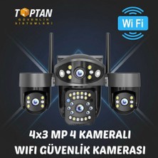 Grifin Soft 4 Kameralı 4x3 Mp Wıfı Özellikli Motorize Güvenlik Kamerası - 4519