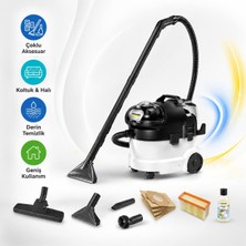 Karcher - 750W Elektronik Kontrollu Koltuk Aparatli Hali Yikama Makinesi - Se 5 Premium