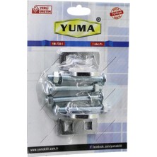 MiraLive Yuma YM-730-1 Kapı Emniyet Rezesi  Asma Kilit Takılabilir Menteşe (4887)