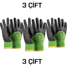 Rytill ( 3 Çift ) Medium 🚜 Bahçe Eldiveni 🪏 Yüksek Aşınma Direnci🧤 No:8