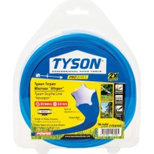 Tyson Tırpan Misinası Altıgen 3,0 mm x 56 Mt.