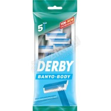 3 Adet Derby Banyo Tıraş Bıçağı 5'li Poşet Tek Bıçaklı