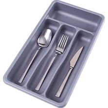 MiraLive Gri - 4 Bölmeli Çekmece Içi Kaşıklık (4887)