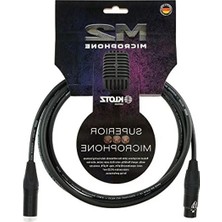 MarkEntegra 5m Uzunlu Siyah Xlr Mikrofon Kablosu Neutrık Uçlu