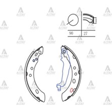 Maher Fren Balata Micra 92-01 Pabuç Arka 44060-6F625