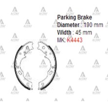 Maher BZT MITSUBISHI CANTER 515 / 659 / ISUZU NPR-59 / NPR-66 PABUÇ; EL FREN BALATASI 8943117770