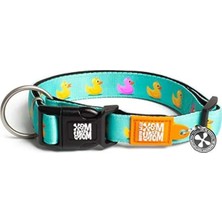 MarkEntegra Max & Molly Urban Pets Original Serisi Akıllı Künyeli Köpek Boyun Tasması (M, Ördek)