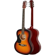 MarkEntegra Midex RG-530SB Kaliteli Gün Batımı 40 Inç Akustik Gitar Seti 4/4 Yetişkin