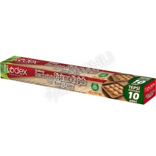 4 Adet Flodex Ağartılmamış Hazır Kesilmiş Pişirme Kağıdı Natural 10'lu