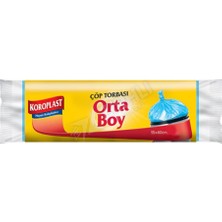 2 Adet Koroplast Çöp Torbası Orta Boy 15'li