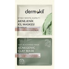 3 Adet Dermokil Siyah Nokta Karşıtı Kil Maskesi 2 x 7.5 ml