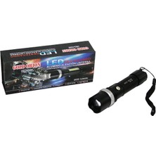 MiraLive Gold Orıon KM-105 2ın1 Zoomlu El Feneri - Cob LED USB Şarjlı Metal Kasa 15.5cm 3000 Lumen (4887)