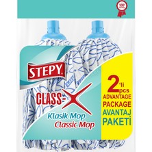3 Adet Stepy Class x Yedek Mop 2'li