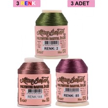 MiraLive 3 Adet Altınbaşak Oya ve Dantel Ipi 20 gr -  - No: 144 - 085 - 002