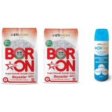 Boron Doğal Çamaşır Deterjanı Beyazlar Için 78 Yıkama 12 kg + Bortam Dezenfektan