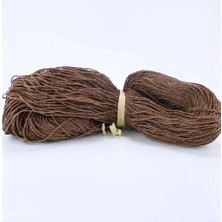 MiraLive Kahverenk Renk Çile Kağıt Ip Çanta Ipi Supla Ipi  No:43 - (550-600 Gr)