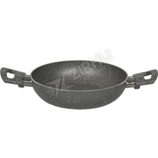4 Adet Mehtap Granit Sahan 20 cm Gri 024123