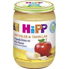 5 Adet Hipp Organik Elma ve Muz Püresi 190 gr