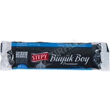 5 Adet Stepy Çöp Poşeti Eko  Büyük Boy (65X80CM)