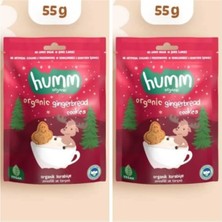 Humm Organik Vegan Zencefilli ve Tarçınlı Kurabiye - 55G*2 Adet