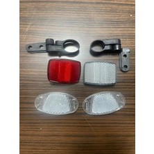 MarkEntegra Bisiklet Reflektör Seti, 4 Parça, Güvenli Sürüş Için