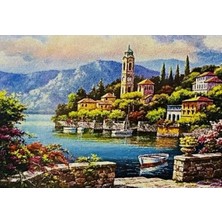 MarkEntegra 30 x 40 cm Ebatında 5d Yapışan Boncuk Mozaik Tablo