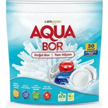3 Adet Aquabor Kapsül Bulaşık Deterjanı 30'lu